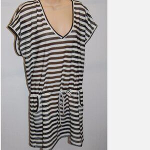 NWT Calvin Klein Swimwear Bikini Cover Up Dress Size S M BLK Milk